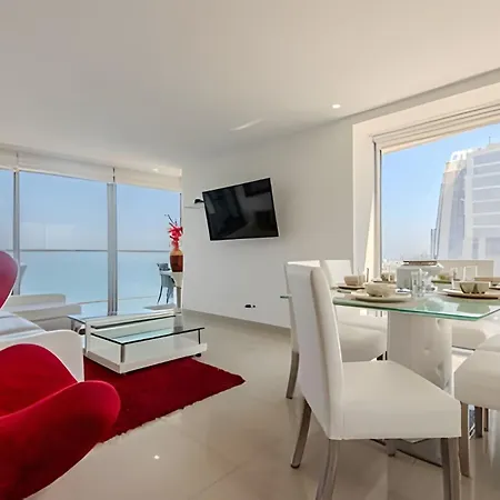 Panoramic Sea View & Historic Center “morros City” Apartment Cartagena